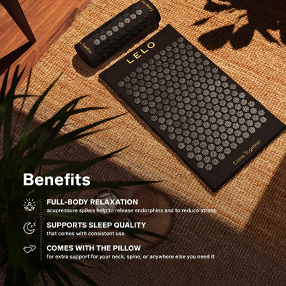 LELO Acupressure Mat – Relaxation & Stress Relief for Back, Neck & Shoulders | Premium Wellness Massage Mat