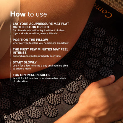 LELO Acupressure Mat – Relaxation & Stress Relief for Back, Neck & Shoulders | Premium Wellness Massage Mat