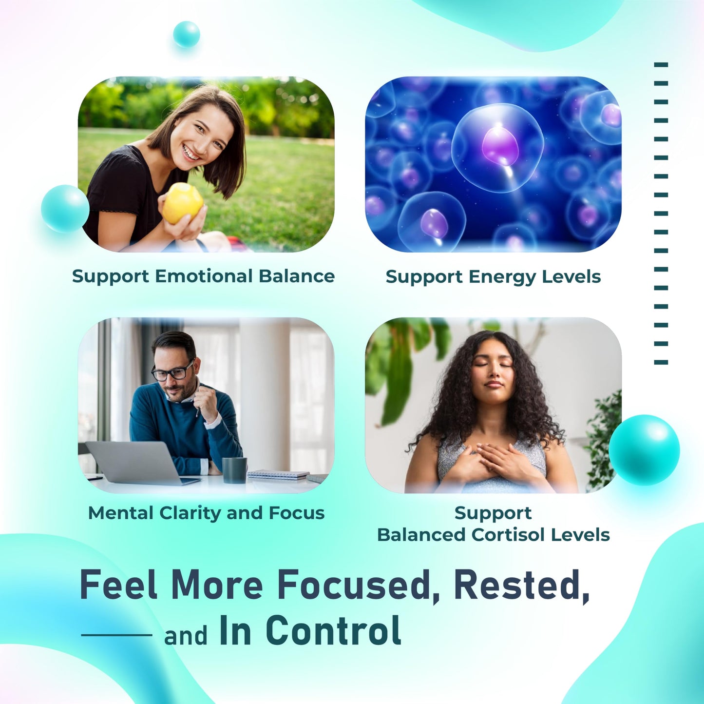 LELUMOON Ultra Cortisol Health 1630 mg – Mood & Resilience Support | Made in USA | 180 Capsules