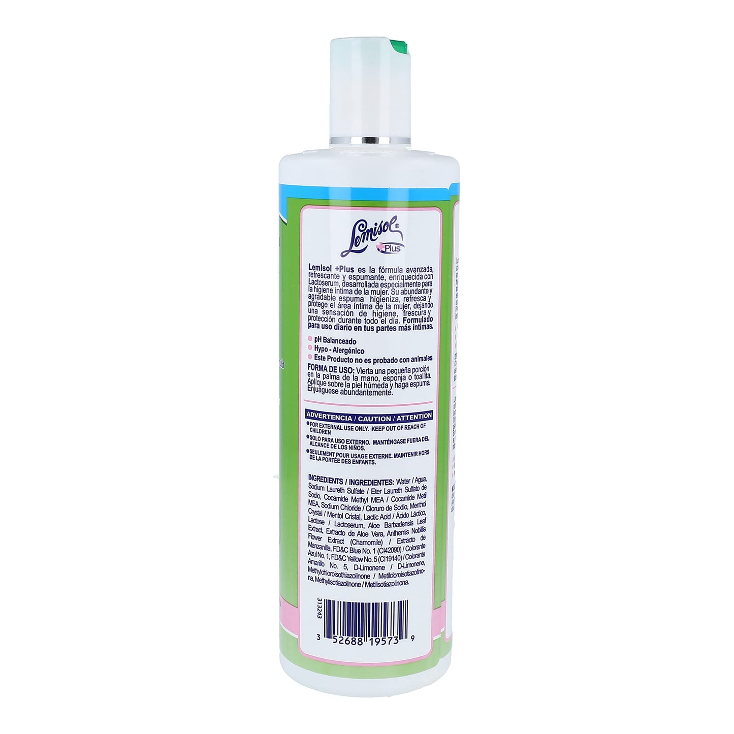 Lemisol Feminine Wash – Gentle Daily Cleanser, pH-Balanced & Hypoallergenic, 2x16oz