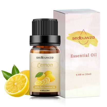 Lemon Essential Oil - Pure Organic Lemon Fragrance for Diffusers & Candles