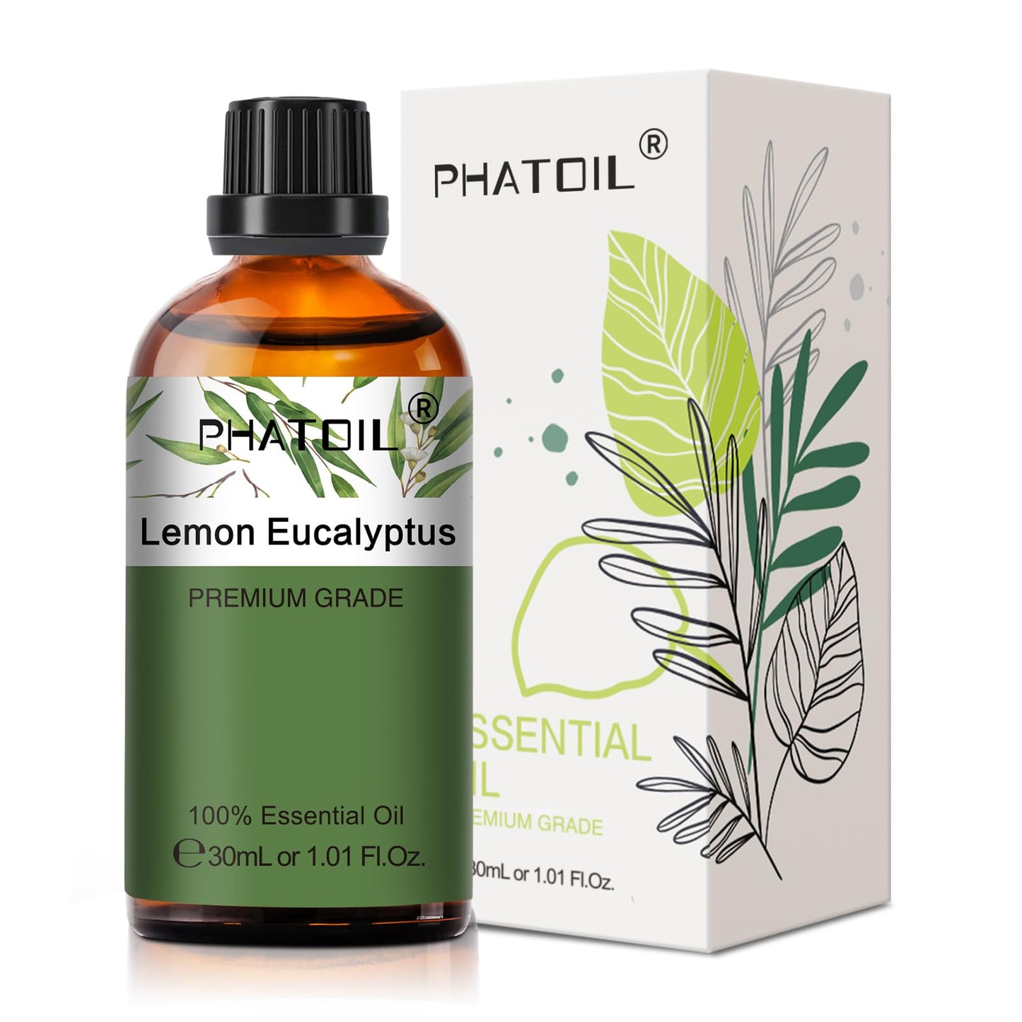 Lemon Eucalyptus Essential Oil 30ml | PHATOIL Aromatherapy for Diffusers