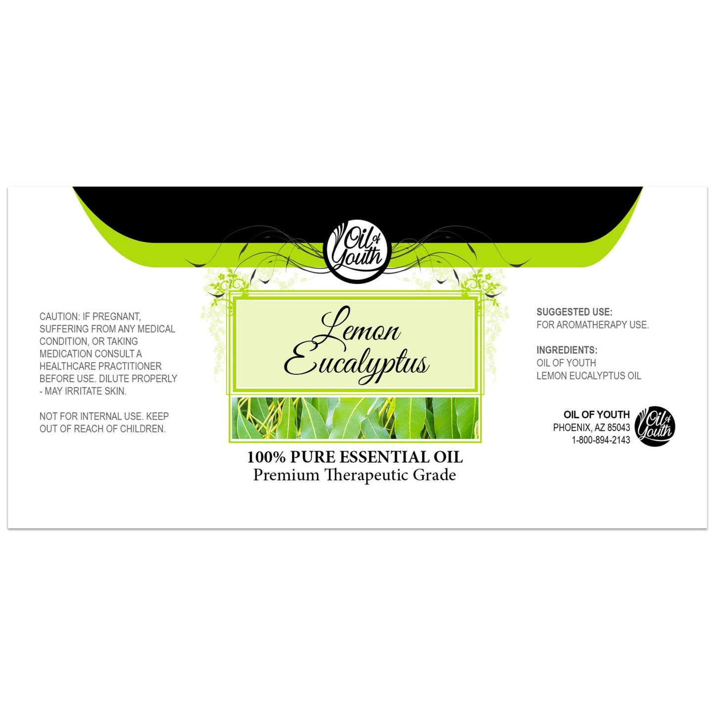 Oil of Youth Lemon Eucalyptus Essential Oil - 4oz