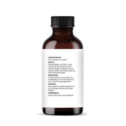 Majestic Pure Lemon Essential Oil - 100% Pure & Natural, 1 Fl Oz, Glass Dropper