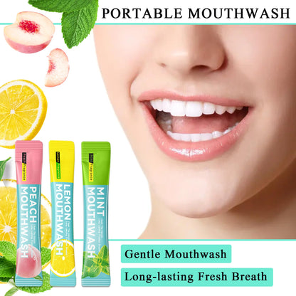 Travel Size Mouthwash Kit – 60-Pack Mini Travel Mouthwash, Portable & Fresh