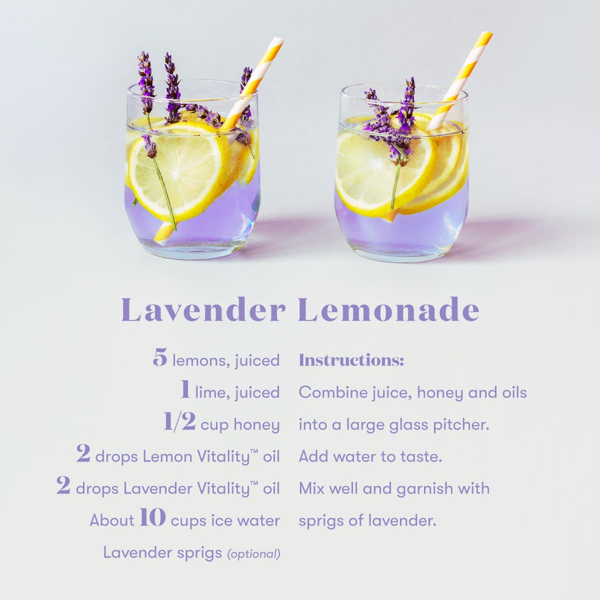 Young Living Vitality Lemon Essential Oil 5ml – 100% Pure Citrus for Cooking & Beverages