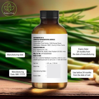 Majestic Pure Lemongrass Essential Oil – 100% Pure & Natural, 4 Fl Oz