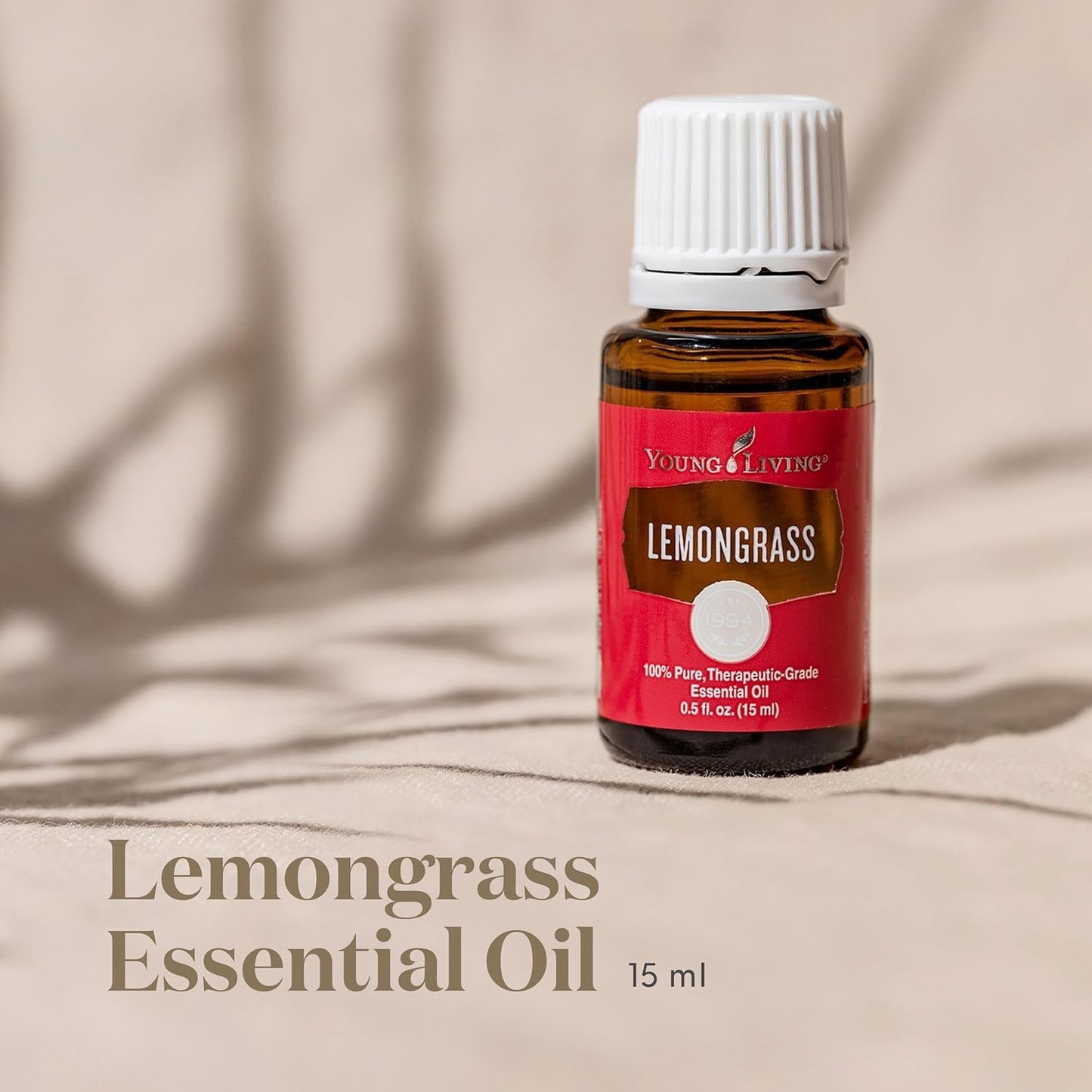 Lemongrass Essential Oil by Young Living – 15 mL | Topical & Aromatic