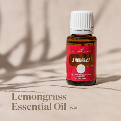 Lemongrass Essential Oil by Young Living – 15 mL | Topical & Aromatic