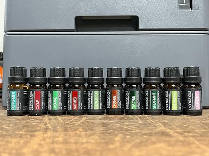 Ultimate Aromatherapy Diffuser & Essential Oil Set – Ultrasonic, 10 Oils, 4 Timer & 7 Ambient Lights, Lavender