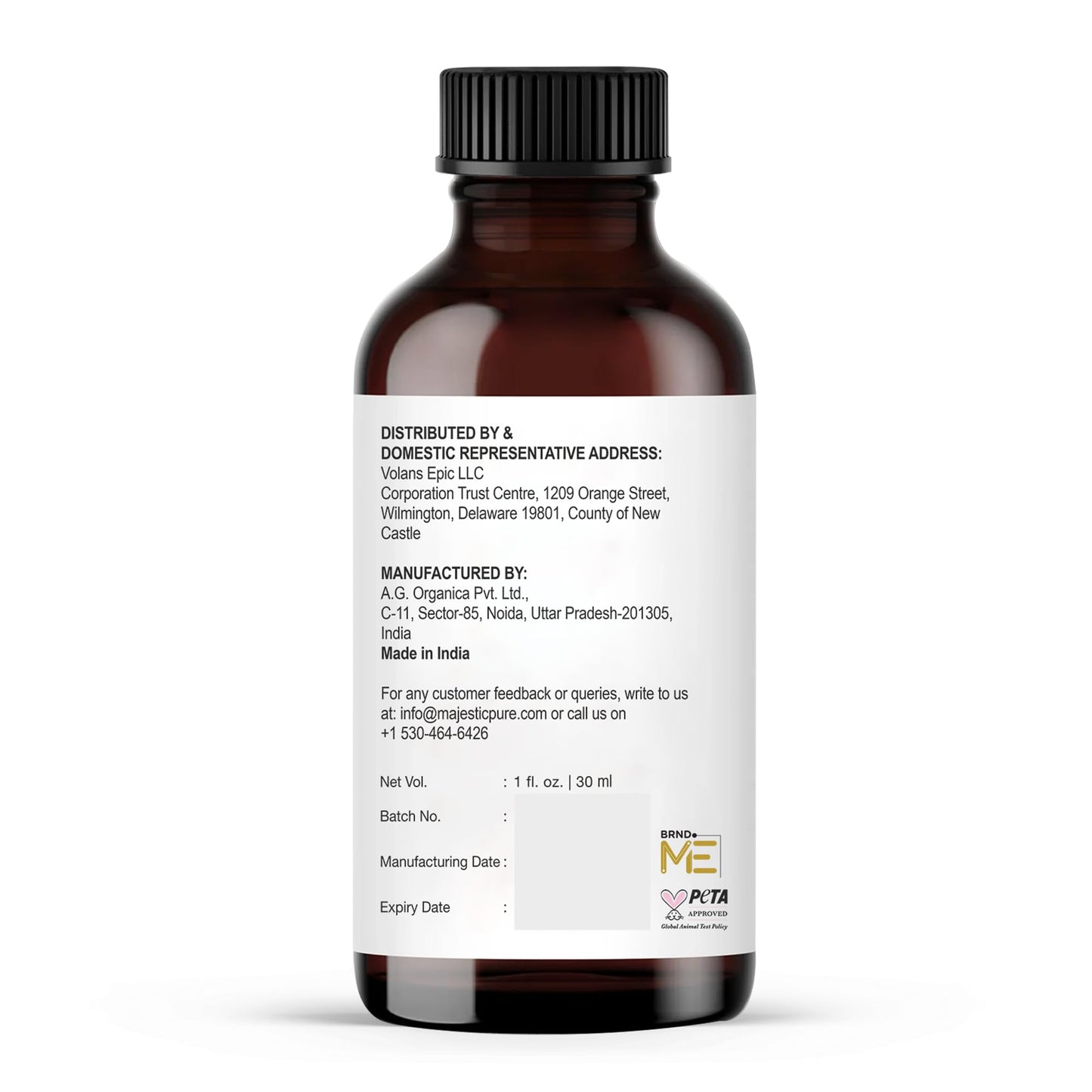 Majestic Pure Lemongrass Essential Oil – 100% Pure & Natural, 1 Fl Oz