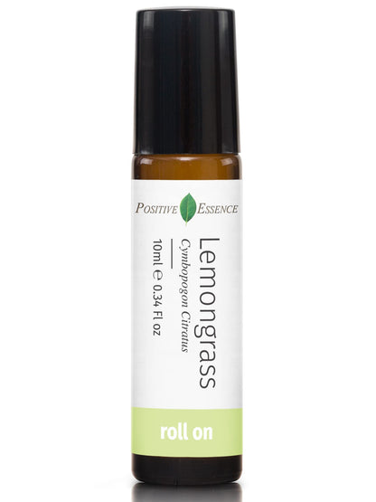 Lemongrass Essential Oil Roll-On – Pre-Diluted with Jojoba (10 mL) | Travel Size