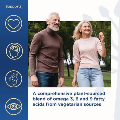 Purity Omega 3-6-9 Vegan & Vegetarian – 5-in-1 Plant-Based EFA (60)