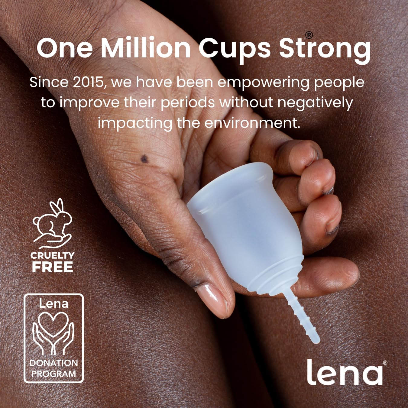 Lena Cup Original Small Turquoise – Reusable Silicone Menstrual Cup for Regular Flow, 12-Hour Leak-Free