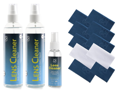 Lens Cleaner Spray 3 Eyeglass Cleaner Kit with Ammonia – Streak-Free, Safe for Eyewear & Electronics