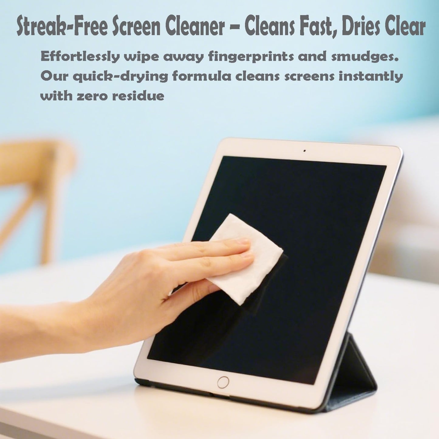 60-Count Lens Cleaning Wipes - Individually Wrapped & Quick-Dry
