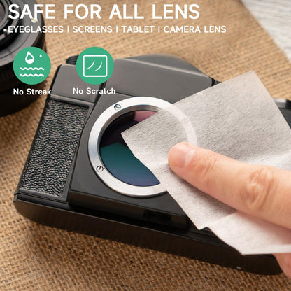 Lensmate 220 Count Lens Wipes – Pre-Moistened & Individually Wrapped Eyeglass Cleaning Wipes