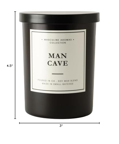 Leoben Company | Masculine Aromas Soy Wax Candles — Small Batch, 40 Hours, Vegan