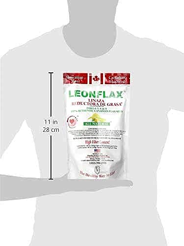 Leonflax 100% Authentic Canadian Flax Seed - 18 Oz | High Fiber & Digestive Health