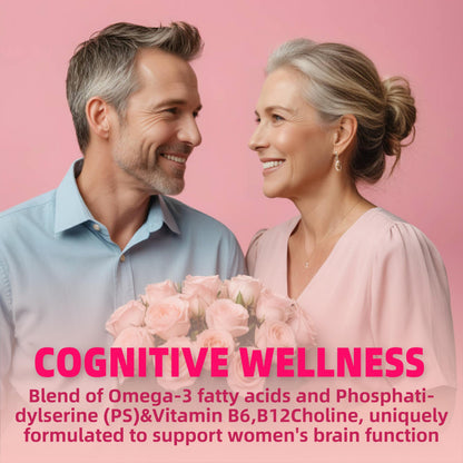 Lerinettia Multivitamin for Women Gummies 40+ with Omega-3, Iron, D3 – Vegan, Sugar Free, 60 Count