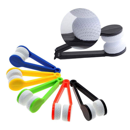 LERORO 12 Pcs Mini Microfiber Glasses Cleaner Clips – Eyewear Cleaning Tool (Random Color)