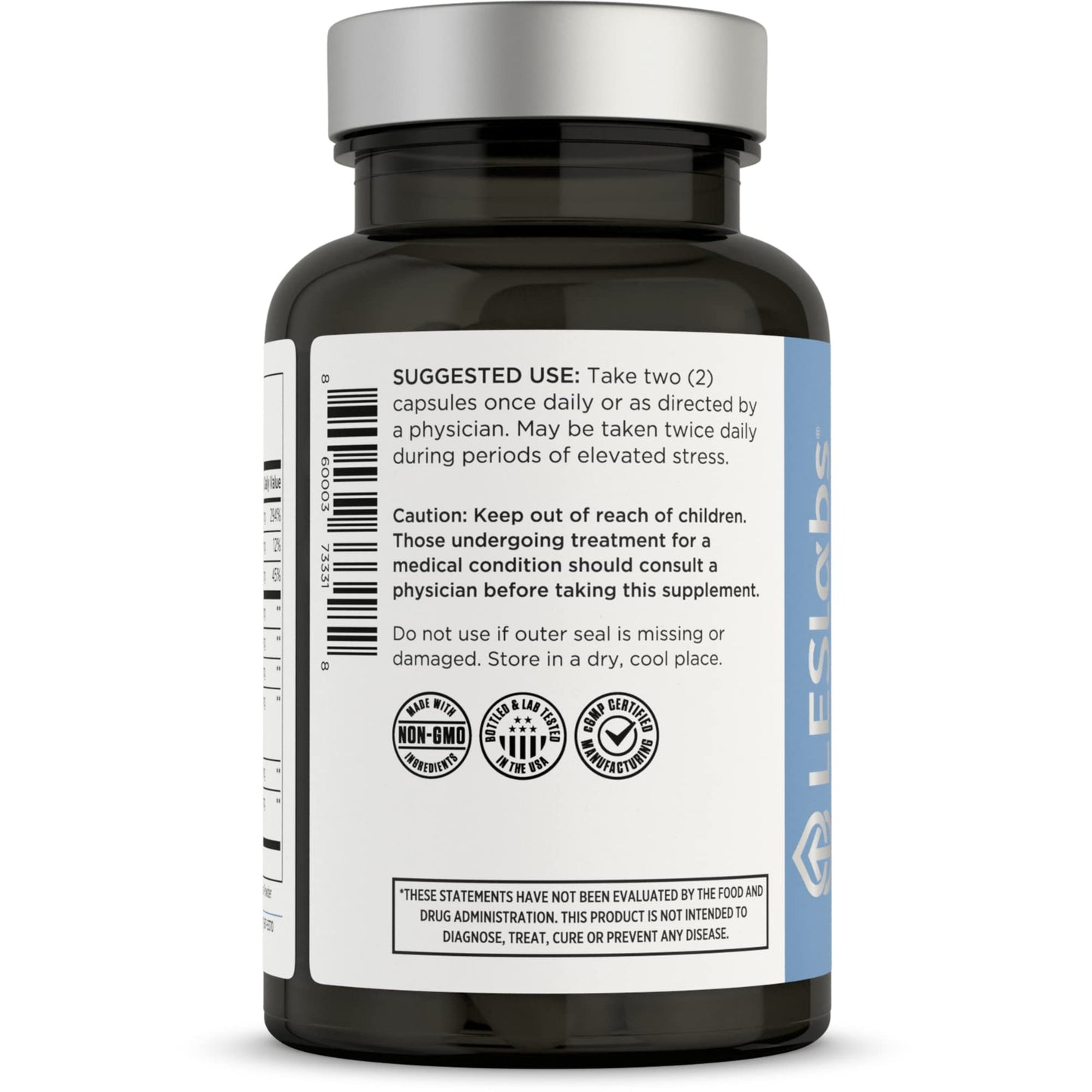 LES Labs GABA Health – Calm Mind & Deep Sleep Support – 90 Capsules, Non-GMO