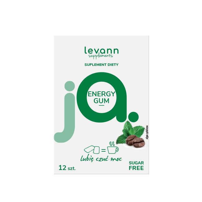 "jA" Energy Gum - 12 gums Vesa Beauty