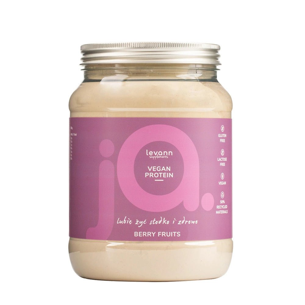 "jA" Vegan Protein - Berry Fruits 500g Vesa Beauty