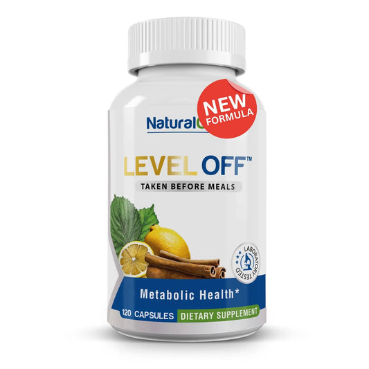Natural Cure Labs Level Off Anti Spike – Glucose Support Capsules (120 Count) BritishVita | Premium UK Vitamins & Wellness Supplements