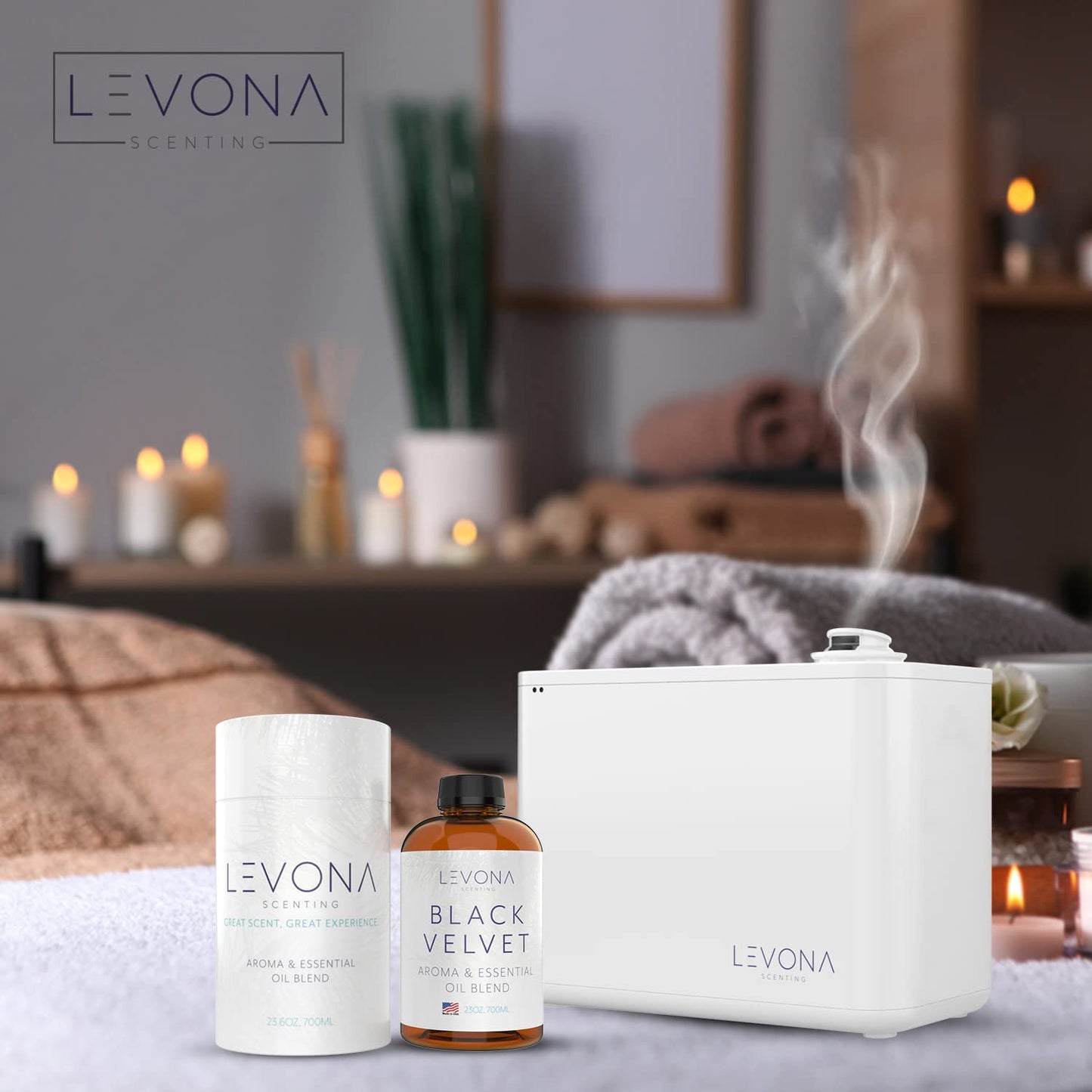 Levona Black Velvette Diffuser Oils – Woody Citrus & Floral Blends