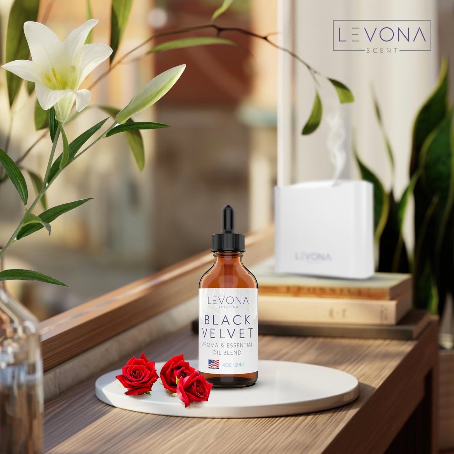 Levona Scents Black Velvette Diffuser Oils – Woody Citrus & Floral