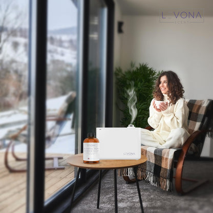 Levona Blissful Aura Diffuser Oil – Amber, Musk & Jasmine | 700ml Home Luxury Scents