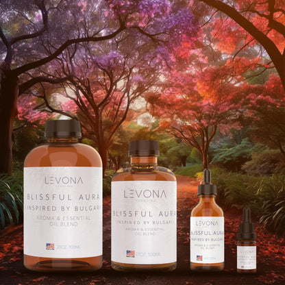 Levona Blissful Aura Diffuser Oil – Amber, Musk & Jasmine | 700ml Home Luxury Scents