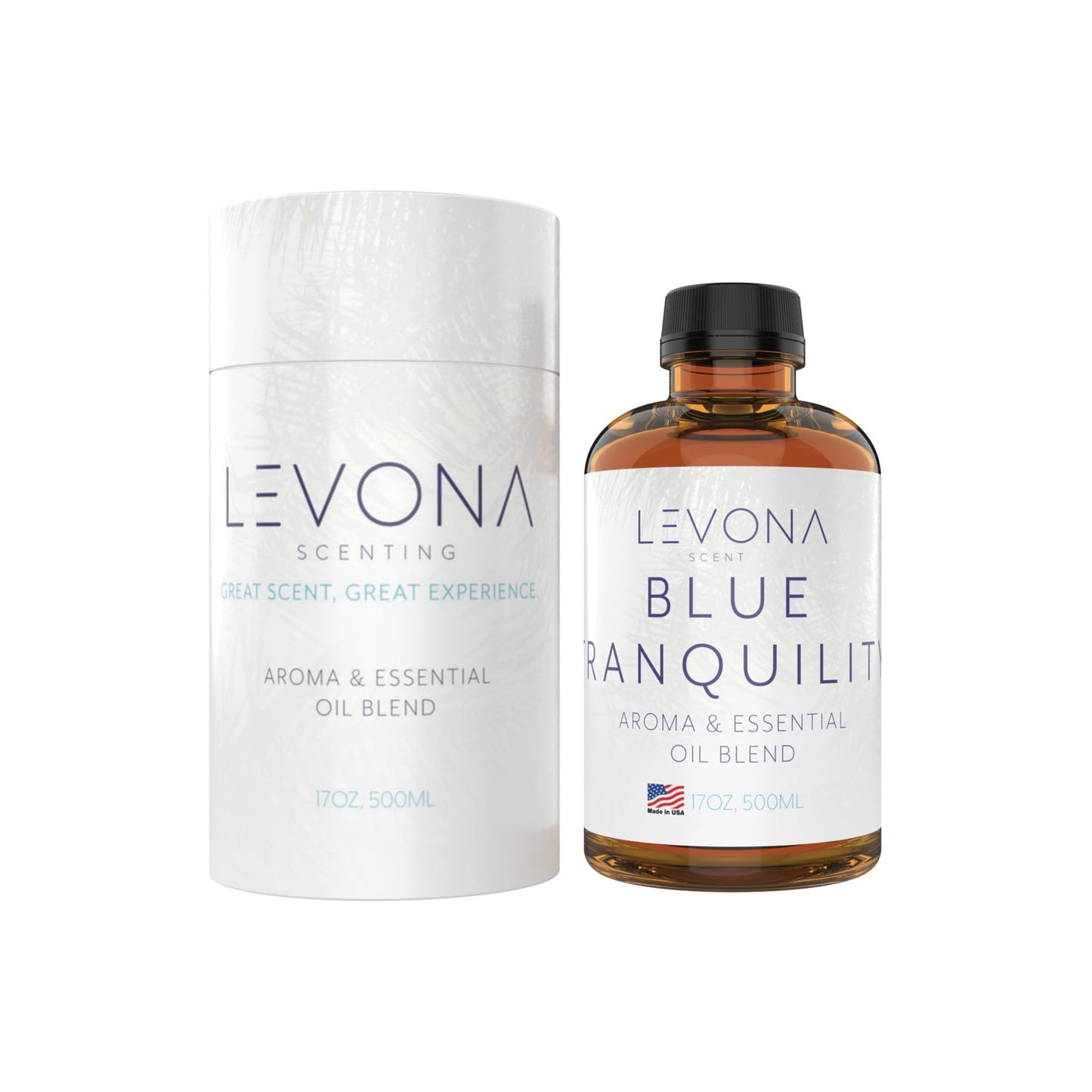 Levona Scent Pure Essential Oils - Blue Tranquility Aromatherapy Oil (500 ml)