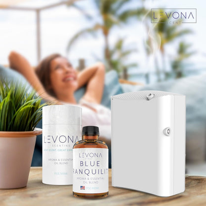Levona Scent Pure Essential Oils - Blue Tranquility Aromatherapy Oil (500 ml)