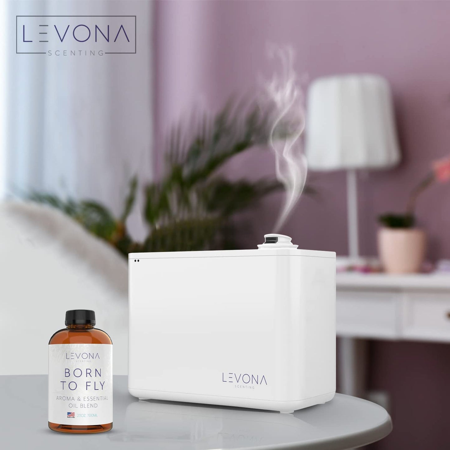 Levona Scent Essential Oil for Diffuser – Born to Fly (700 ml) | Luxury Home Fragrance
