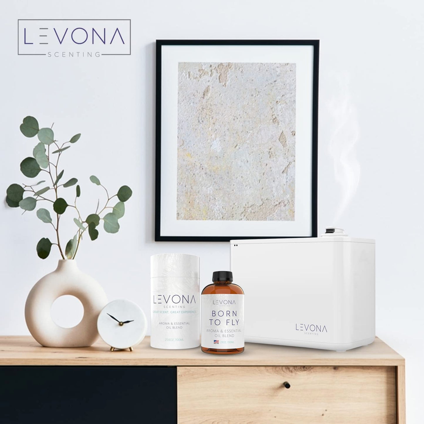 Levona Scent Essential Oil for Diffuser – Born to Fly (700 ml) | Luxury Home Fragrance