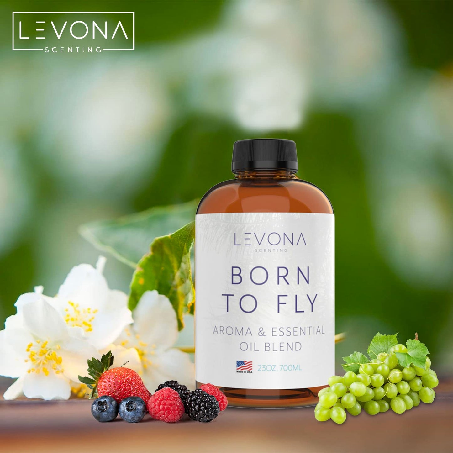 Levona Scent Essential Oil for Diffuser – Born to Fly (700 ml) | Luxury Home Fragrance