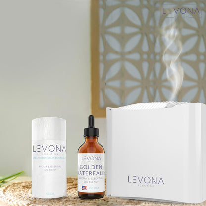 Levona Scent Essential Oils - Home, Hotel & Office Diffuser Oil | Golden Waterfalls 120ml
