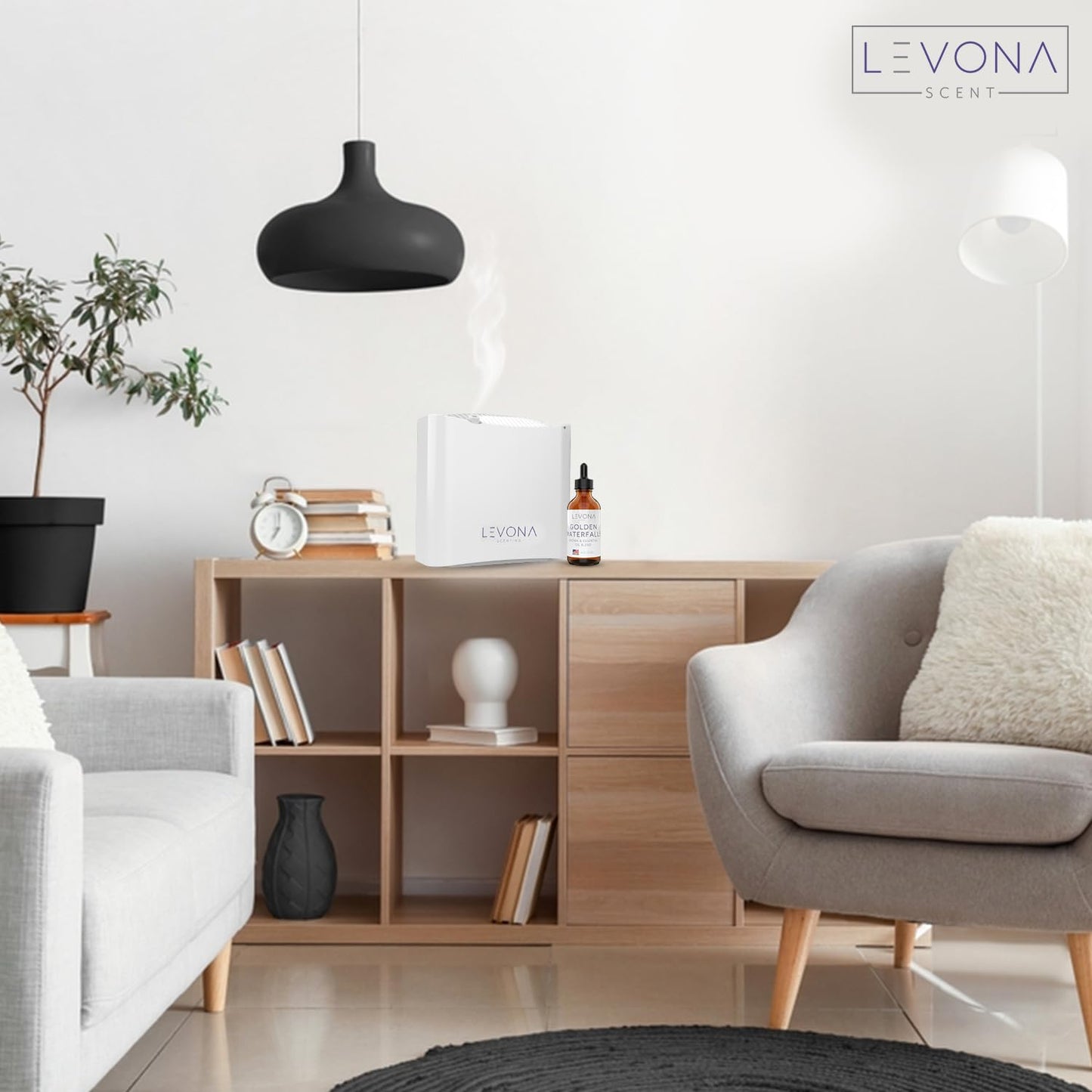 Levona Scent Essential Oils - Home, Hotel & Office Diffuser Oil | Golden Waterfalls 120ml
