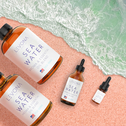 Levona Scent Sea Water Essential Oil 120ml - Diffuser, Spa & Massage