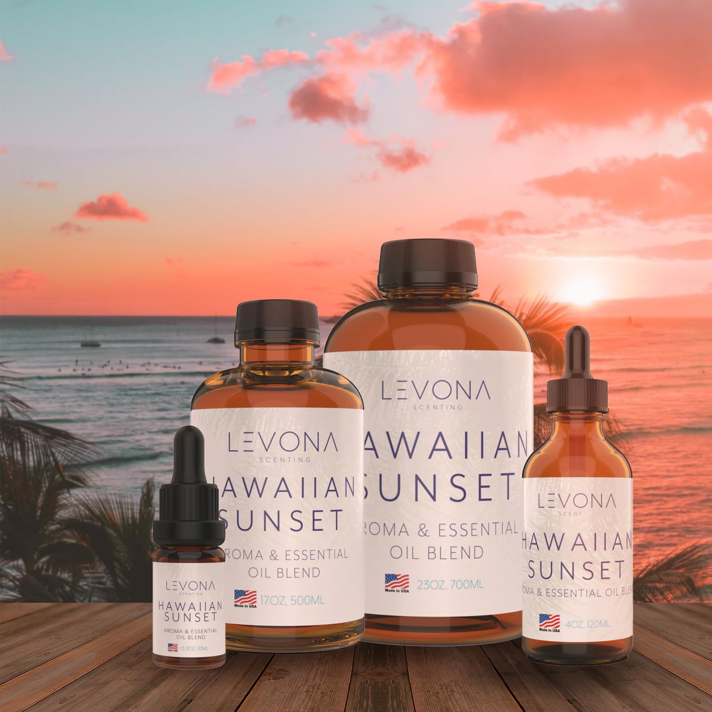 Levona Scent Hawaiian Sunset Essential Oil 120ml | Diffuser & Spa