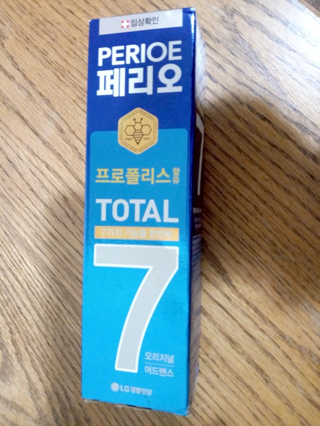 LG Total 7 Perioe Original Advance Toothpaste 4.23oz (120g) – 3-Pack (Korea)