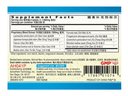 Li Shui Pai Shi Pian Tablets 200mg – Pack of 2 | Renalpass Herbal Supplement