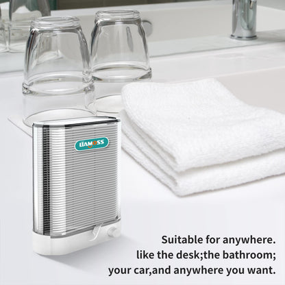 LIAMOSS Dental Floss Dispenser - 308-Count Auto Pop-Up Organizer for Adults
