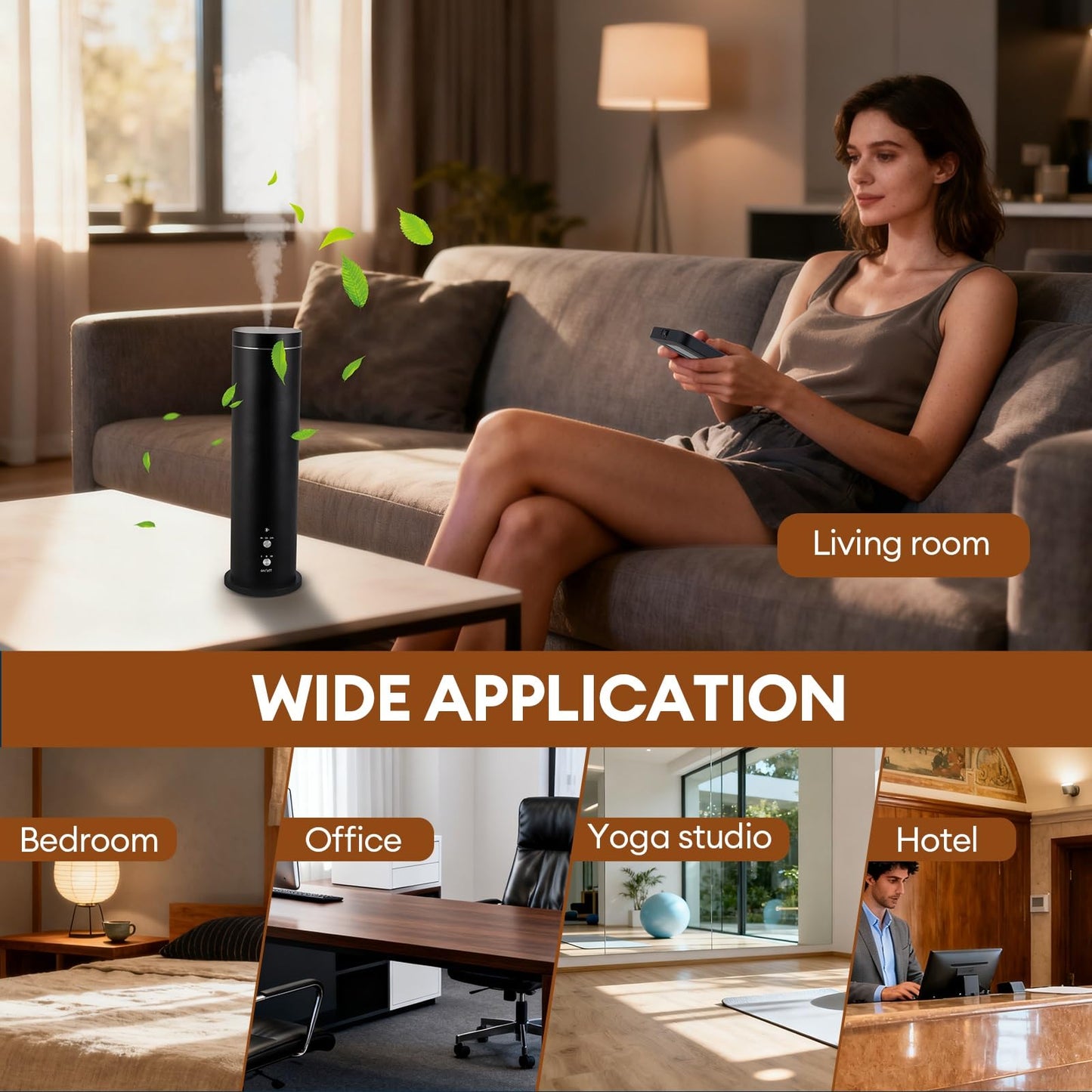 LIARTY Waterless Scent Diffuser Starter Kit | 100ml, APP Remote, 1000 Sq Ft Coverage