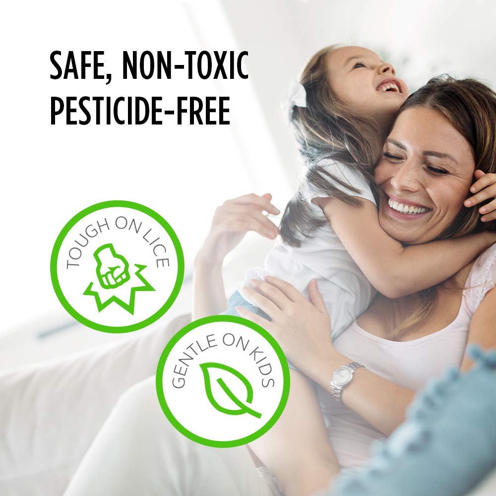 Lice Treatment Kit by Lice Clinics of America — Safe, Non-Toxic, Complete Kit with 5.25 oz Liquid Gel & Metal Comb