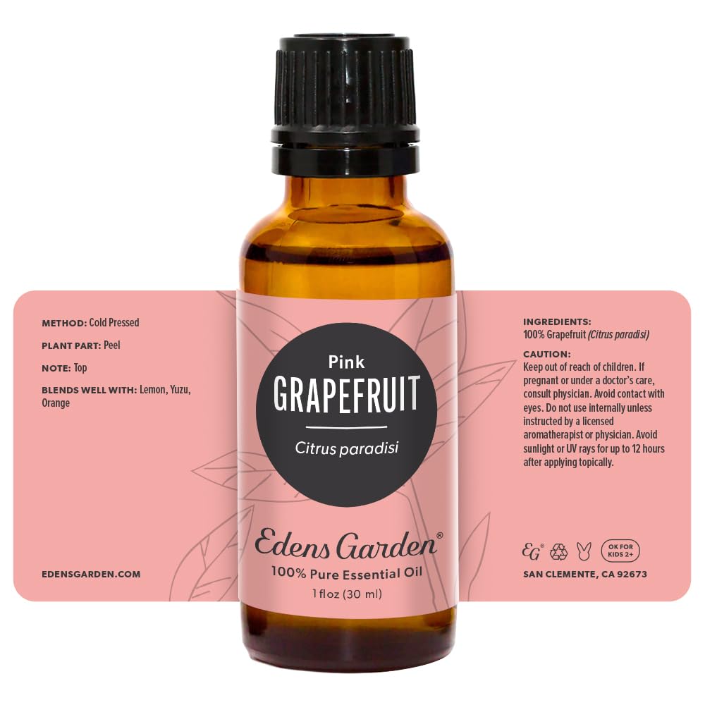Grapefruit Pink Essential Oil – Edens Garden 100% Pure, 30 ml