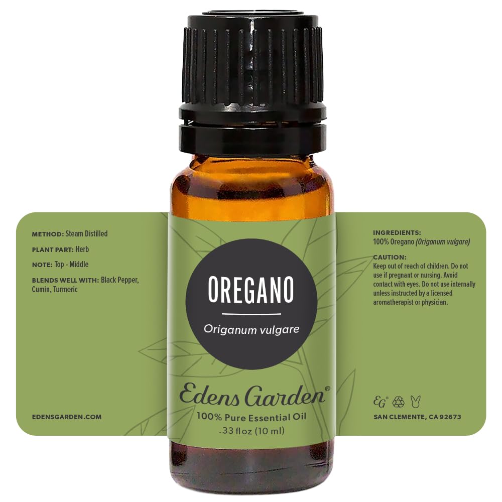 Edens Garden Oregano Essential Oil – 100% Pure Premium Grade 10 ml (.33 fl oz)