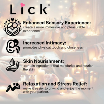 Lick Chocolate Coconut Bliss Massage Oil – Rich, Body-Safe, 4 oz